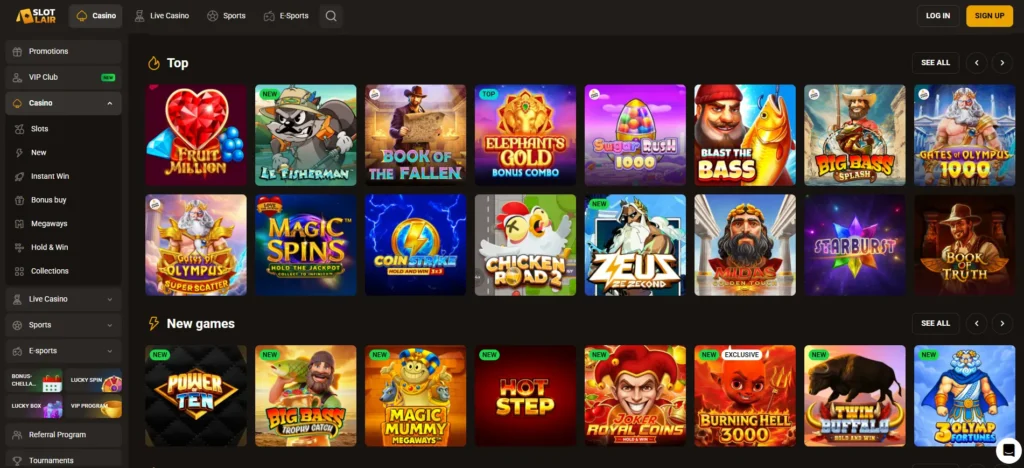 Slotlair Casino – Online casino ervaring voor Nederlandse spelers image 1