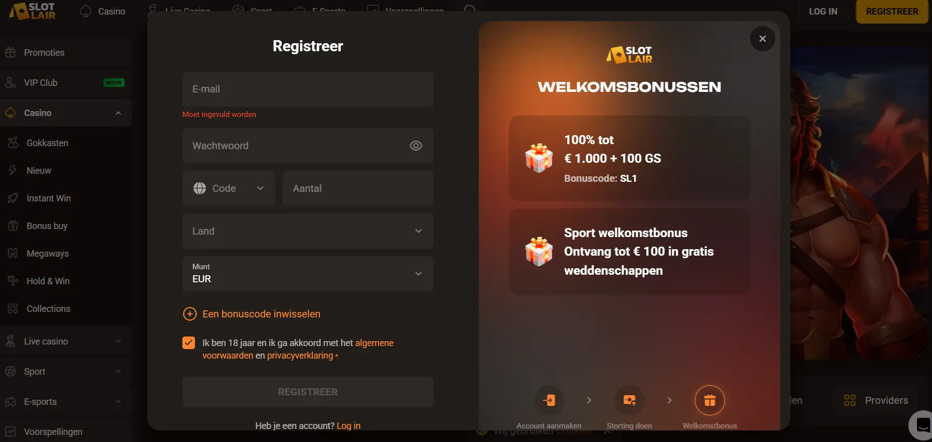 Slotlair Casino – Online casino ervaring voor Nederlandse spelers image 2