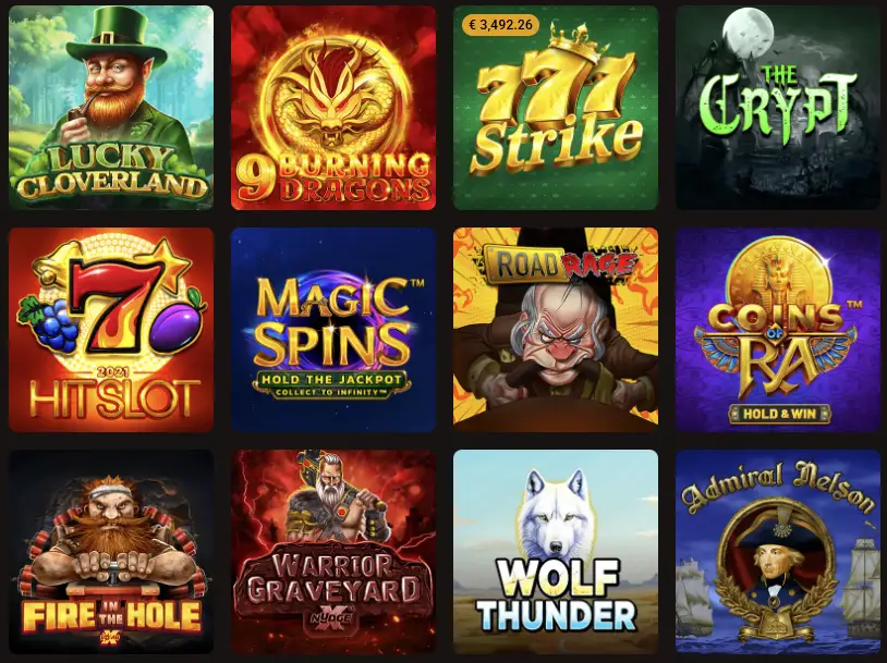 Speel de beste gokkasten bij Slotlair Casino